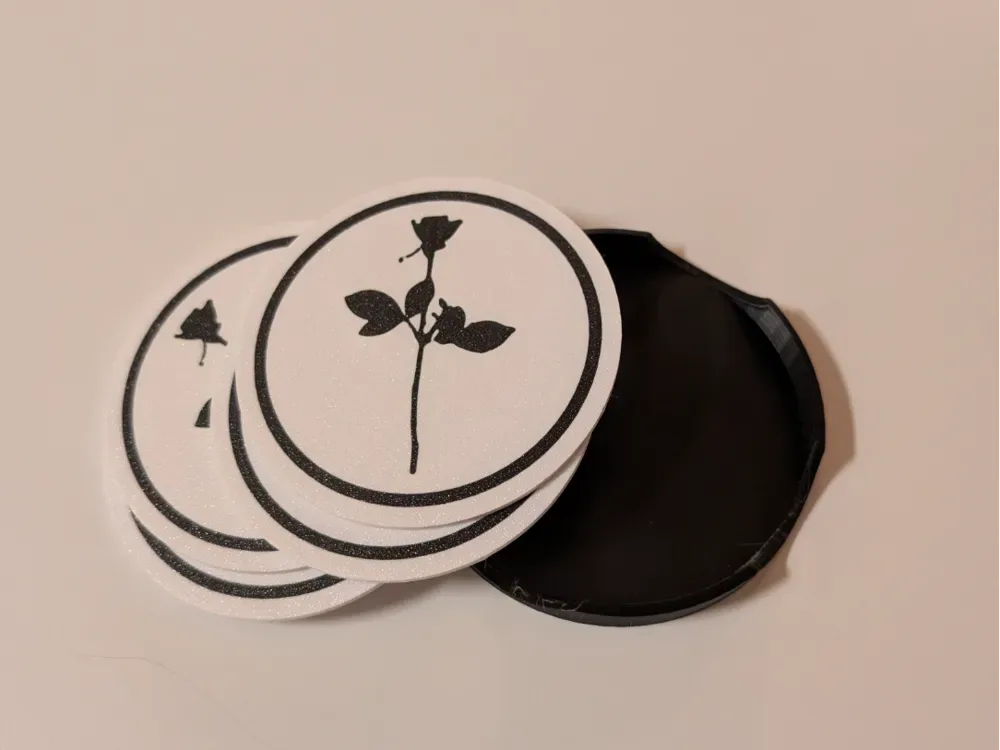 Posavasos Depeche Mode, vista 1