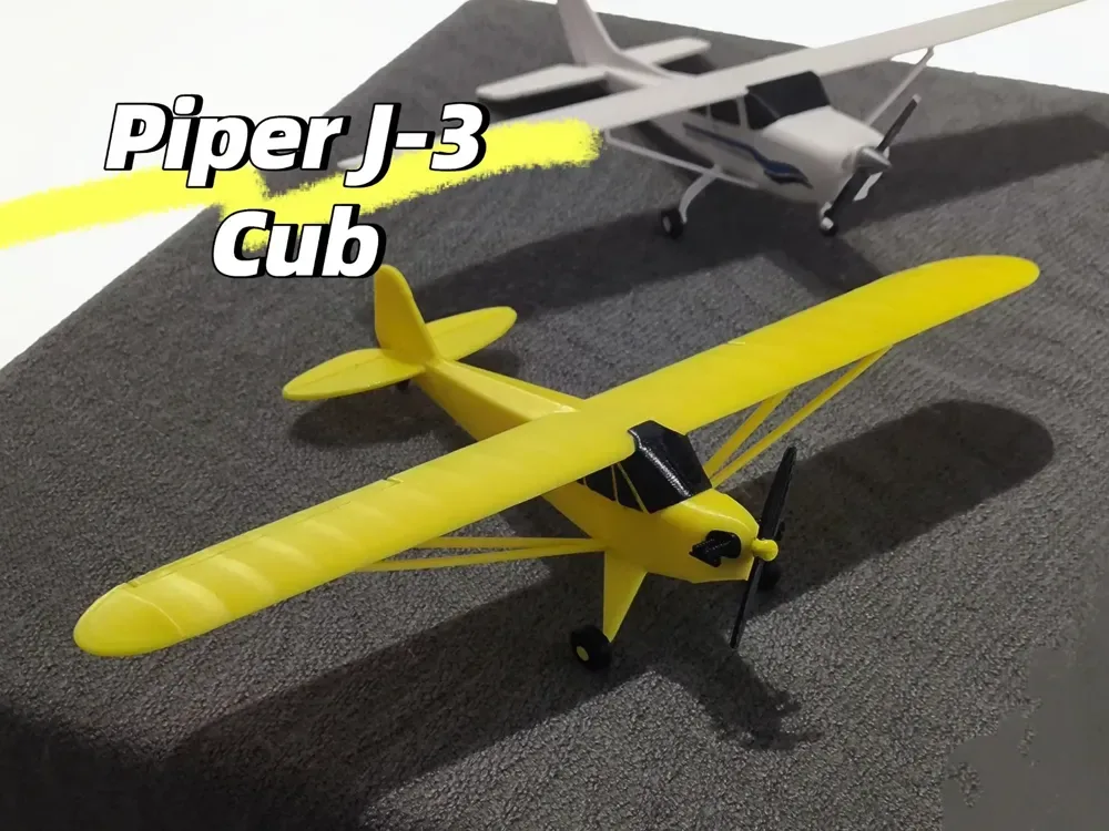 Modelo de avión Piper J-3 Cub, vista 1