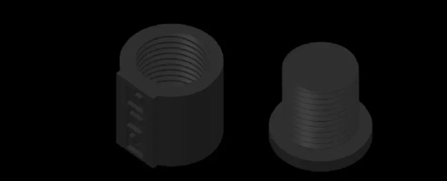 Soporte de GPU ajustable (opción sin logo), vista 2