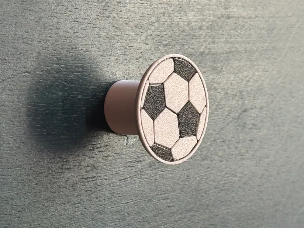 Perilla de cajón temática de fútbol, vista de referencia 1