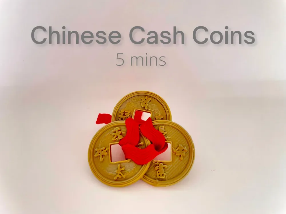 Monedas chinas en efectivo (Feng Shui), vista 1