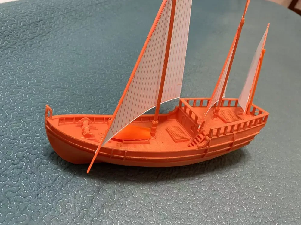 Velero antiguo, vista 3