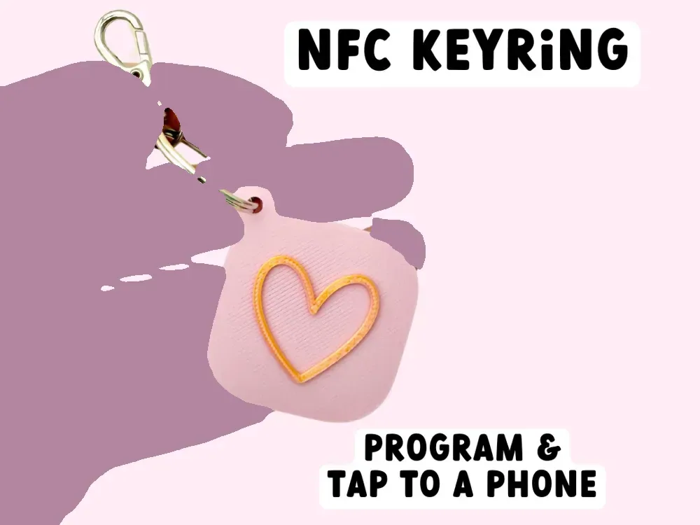 Llavero NFC Corazón | Regalo de empresa | Llavero NFC, vista 1