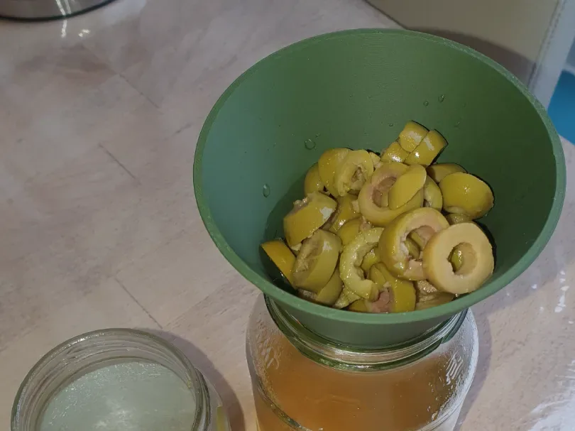 Embudo para tarros Landliebe, utensilio de cocina, vista 1