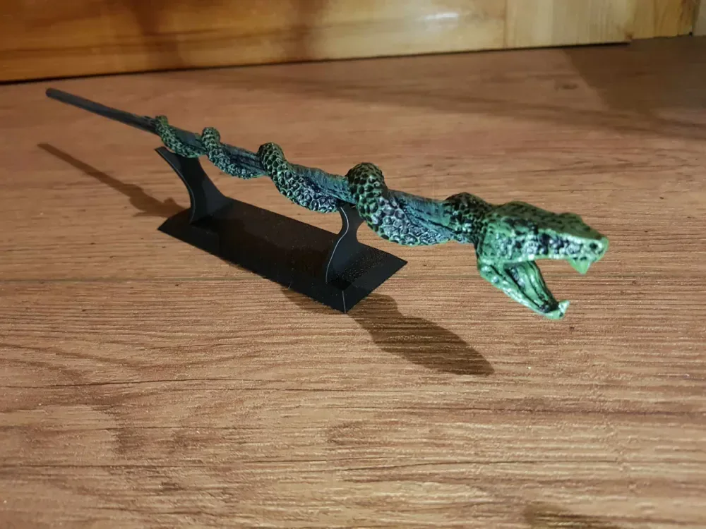 Varita mágica de la mascota de la casa Slytherin, vista 2