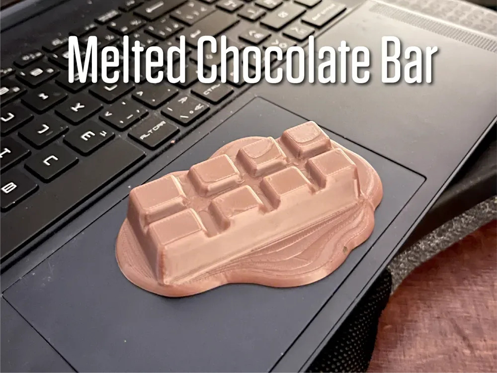 Barra de chocolate derretida - ¡Broma!, vista 2