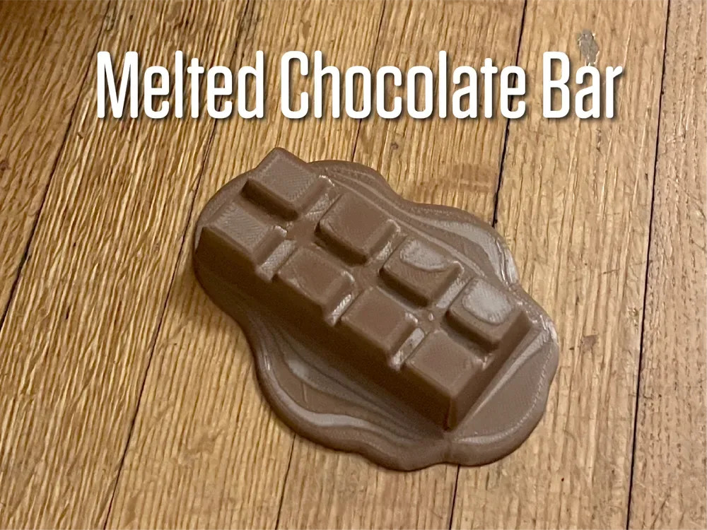 Barra de chocolate derretida - ¡Broma!, vista 3