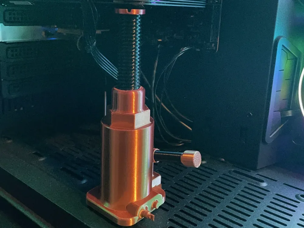 Soporte de GPU\Conector hidráulico, vista 1