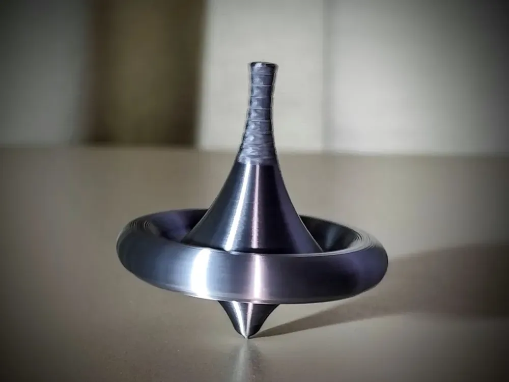 Peonza larga - Gyro fidget spinner - SIN PEGAMENTO, vista 3