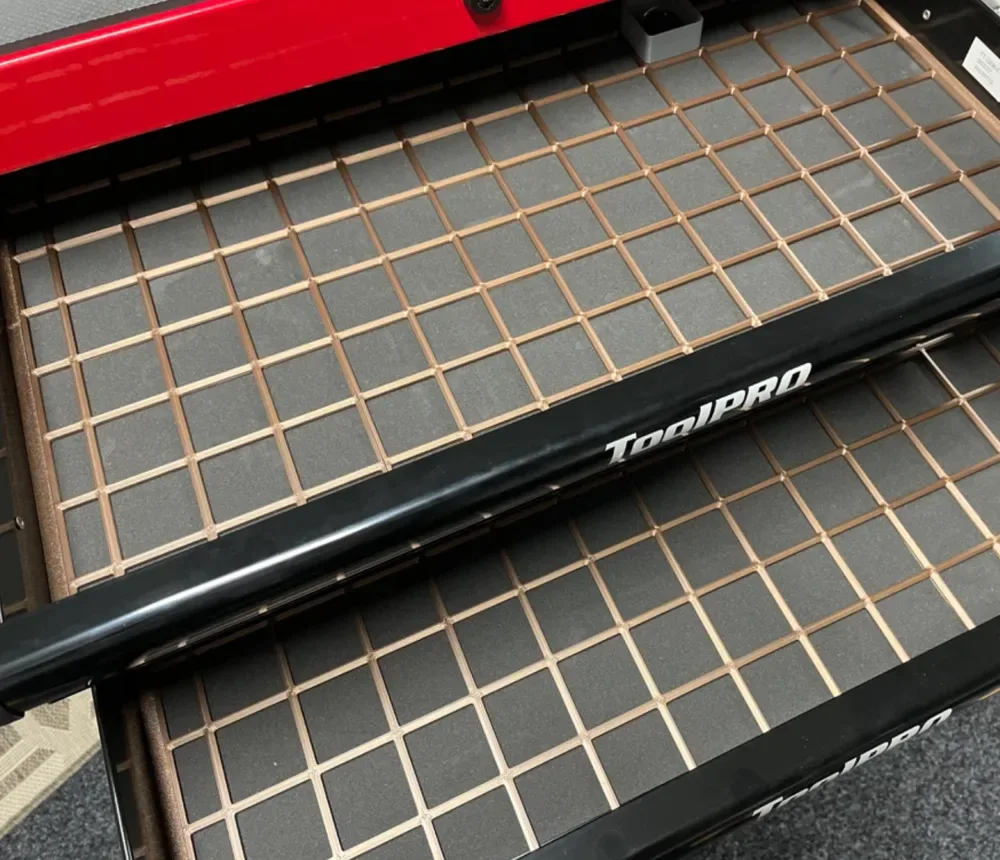 Placas base superligeras Gridfinity: medio borde de rejilla para impresión 3D, vista 2