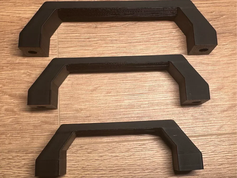 Tirador en forma de arco - Tirador de repuesto para muebles, 3 tamaños para impresión 3D, vista 1