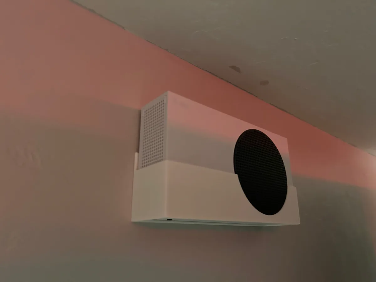 Soporte de pared para Xbox para impresión 3D, vista 3