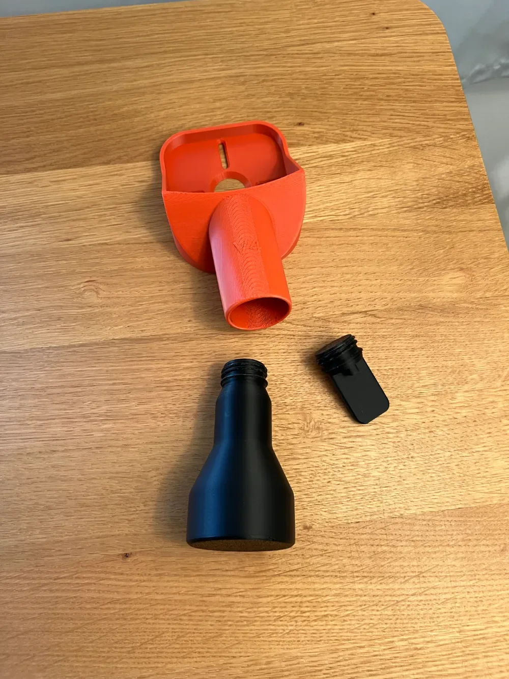 Guía y colector de polvo de perforación V4 para impresión 3D, vista 3