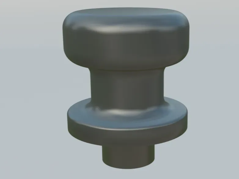 Pasador de maletero para Golf 6 para impresión 3D, vista 1