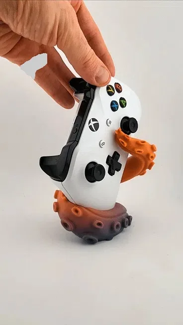 tentáculo del controlador de soporte xbox para impresión 3D, vista 2