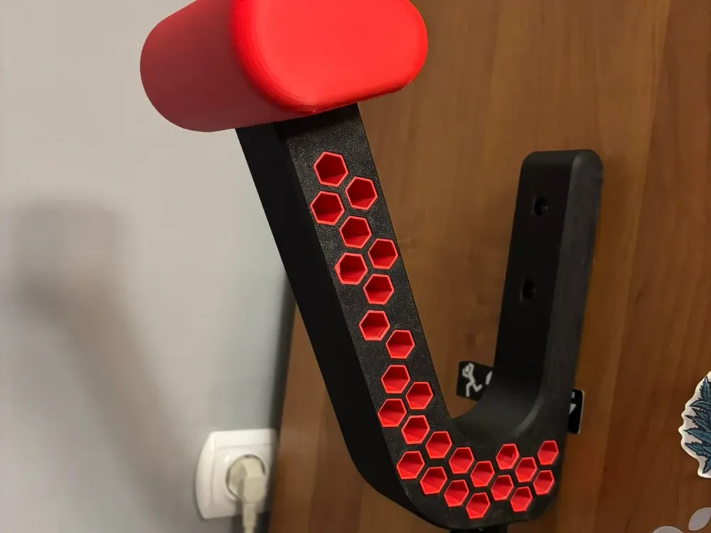Soporte para casco de motocicleta para impresión 3D, vista 1