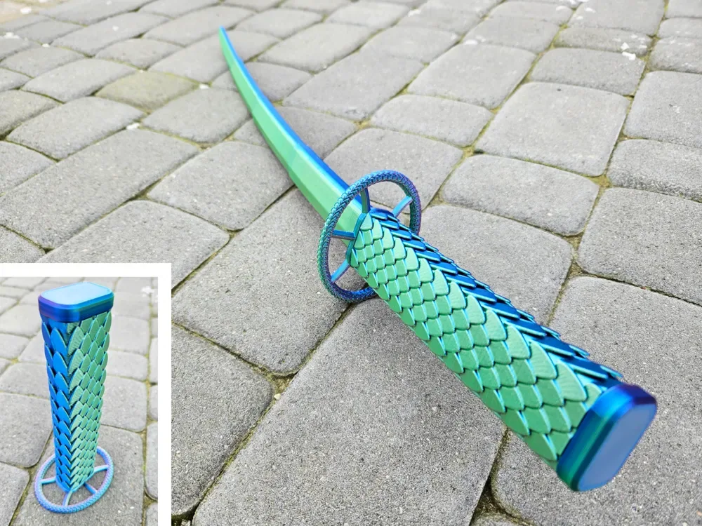 Dragonite Katana (impresión en el lugar), vista 1