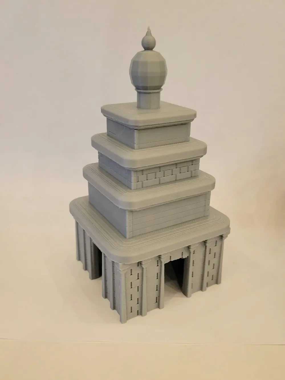 Modelo del Templo del Ojo Prohibido de Indiana Jones, vista 2