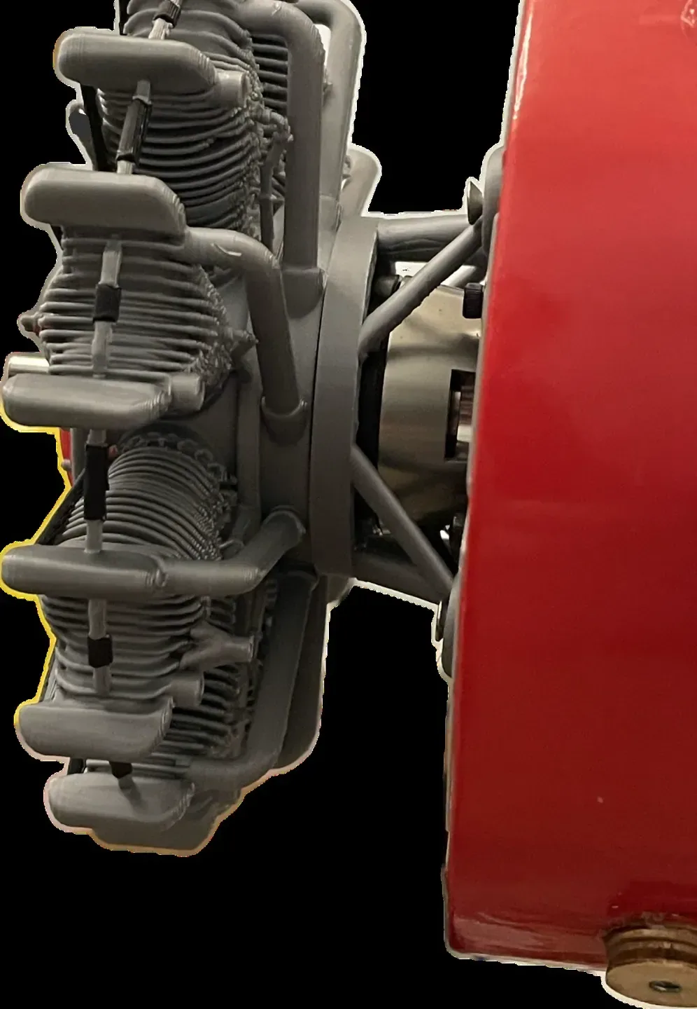 Motor radial ficticio Pratt & Whitney R-1340, vista 2