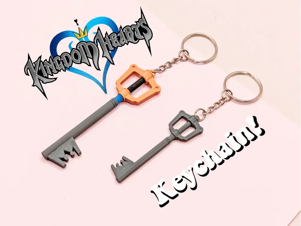 Llavero de llave espada de Kingdom Hearts, vista 1