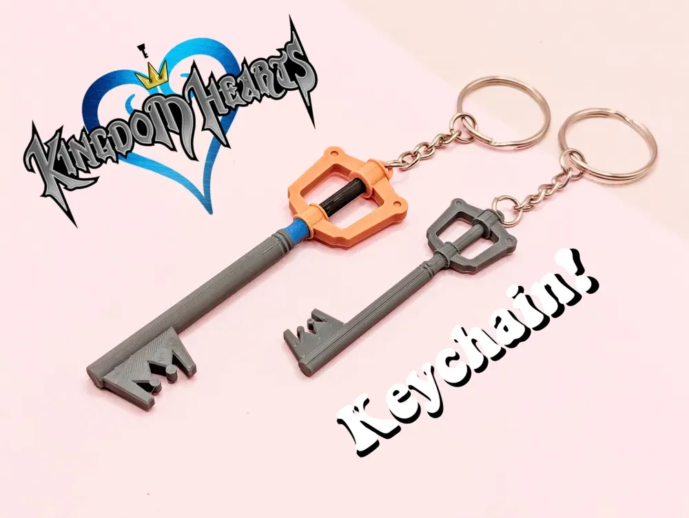 Llavero de llave espada de Kingdom Hearts, vista 2
