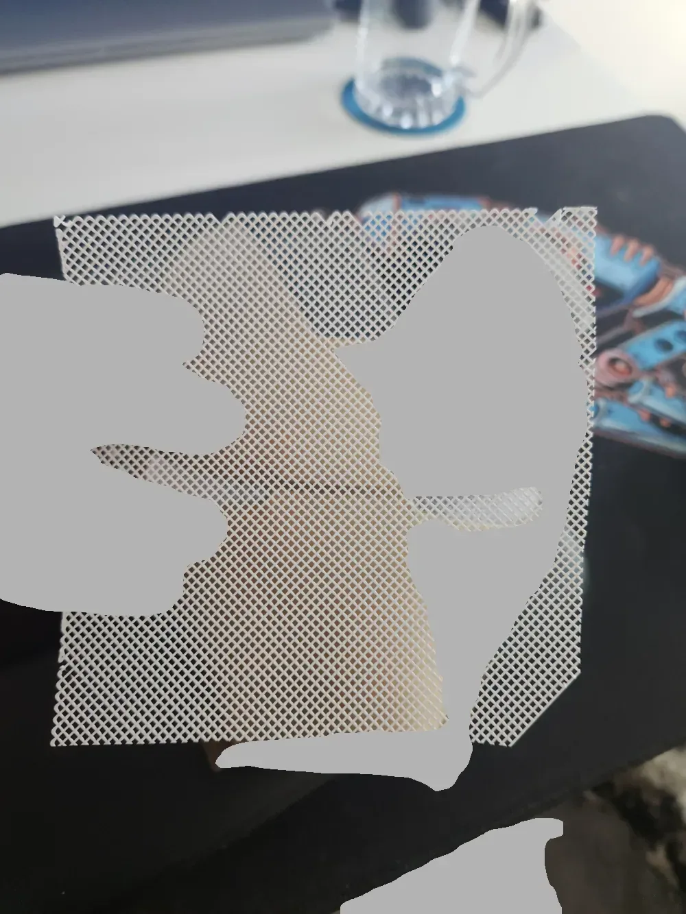Malla para lentes oculares de máscara y casco - Delgada como papel, vista 3