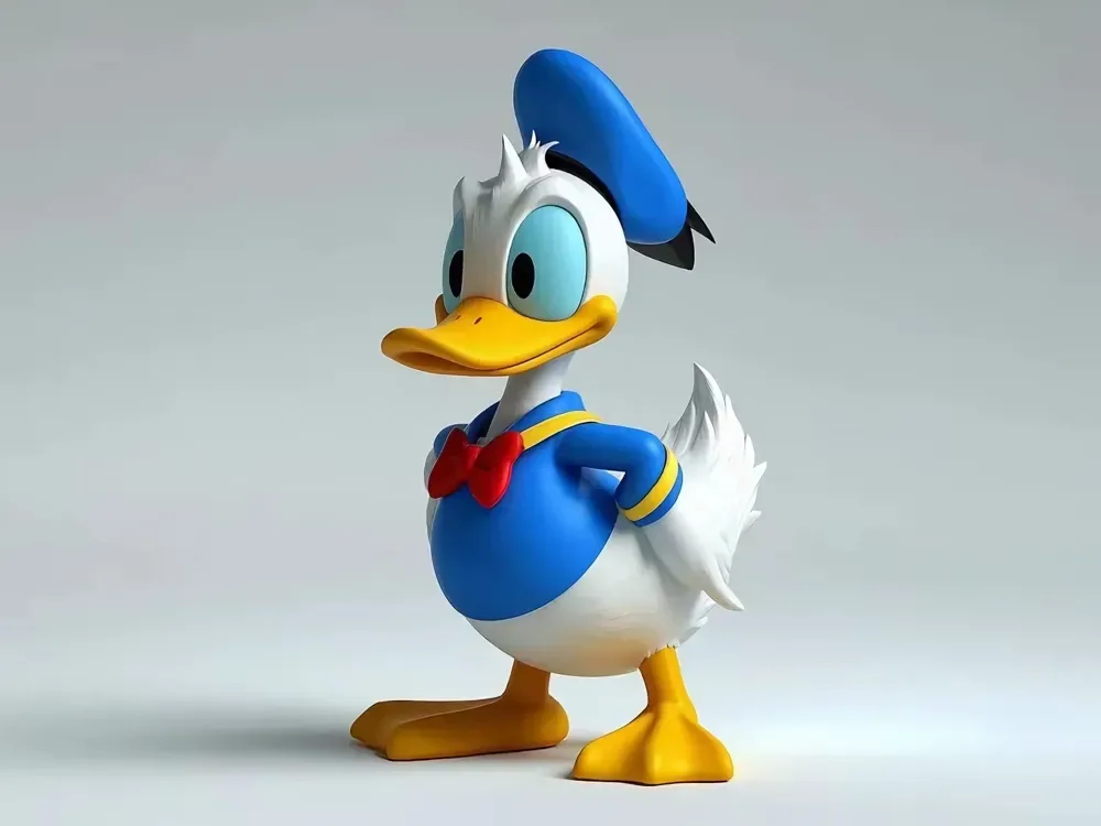 Disney: ¡el pato Donald! Impresión in situ, adecuada para A1 mini, vista 1