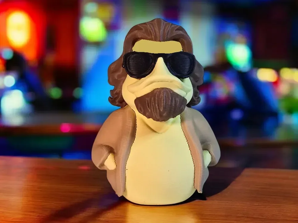 El gran pato de goma Lebowski The Dude Abides, vista 1
