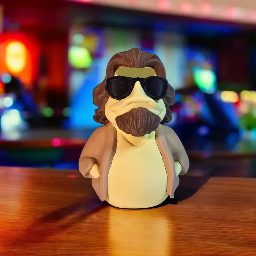 El gran pato de goma Lebowski The Dude Abides, vista 2