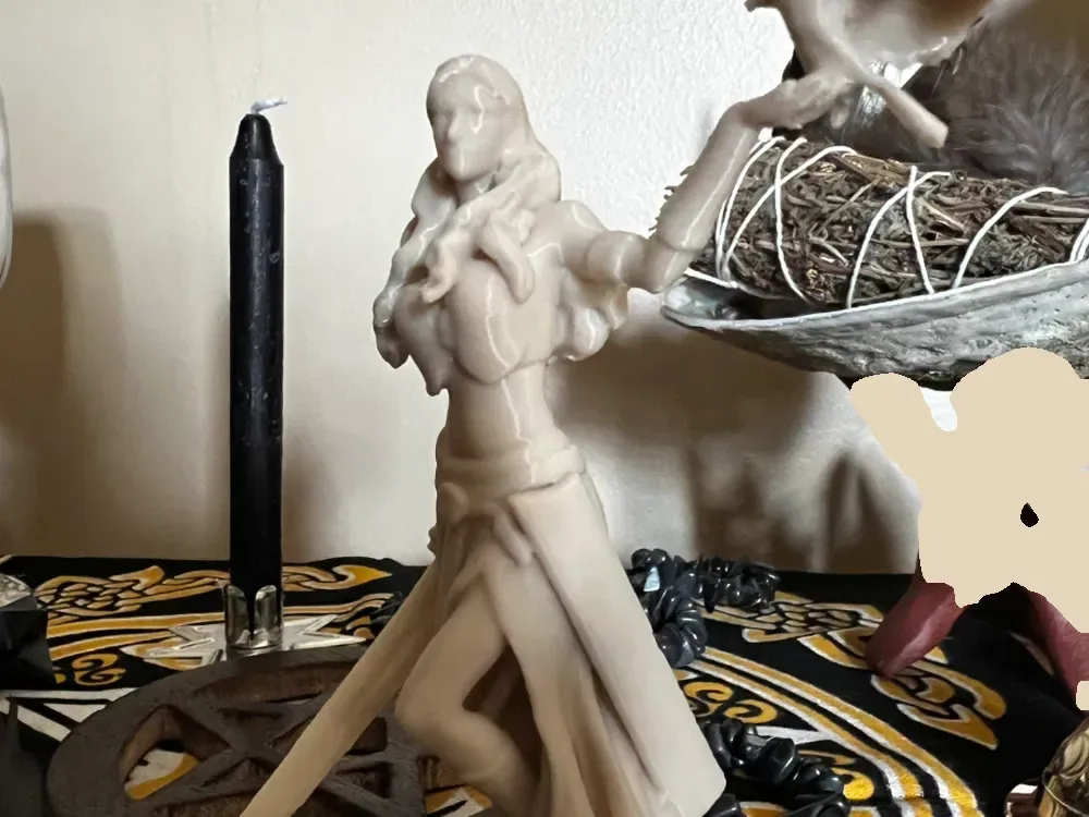 La diosa celta Morrigan, vista 1