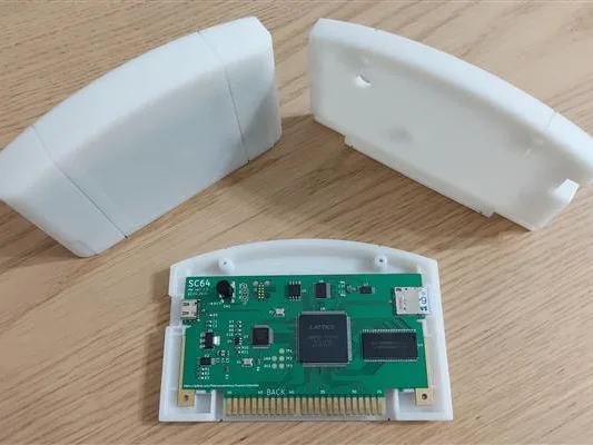 SummerCart64 Shell para impresión 3D, vista 1