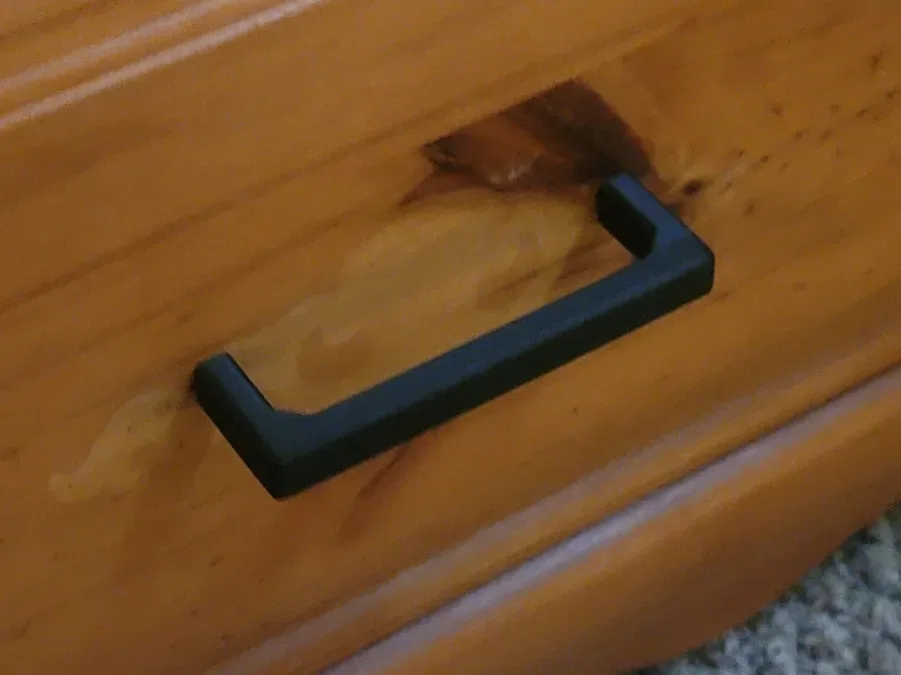 Tirador de cajón moderno paramétrico 76, 89, 96 y 128 mm para impresión 3D, vista 1