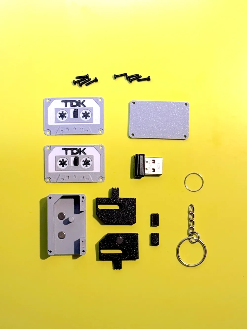 Retro Cassette FAT-Tape // Fidget Toy + unidad USB, vista 3