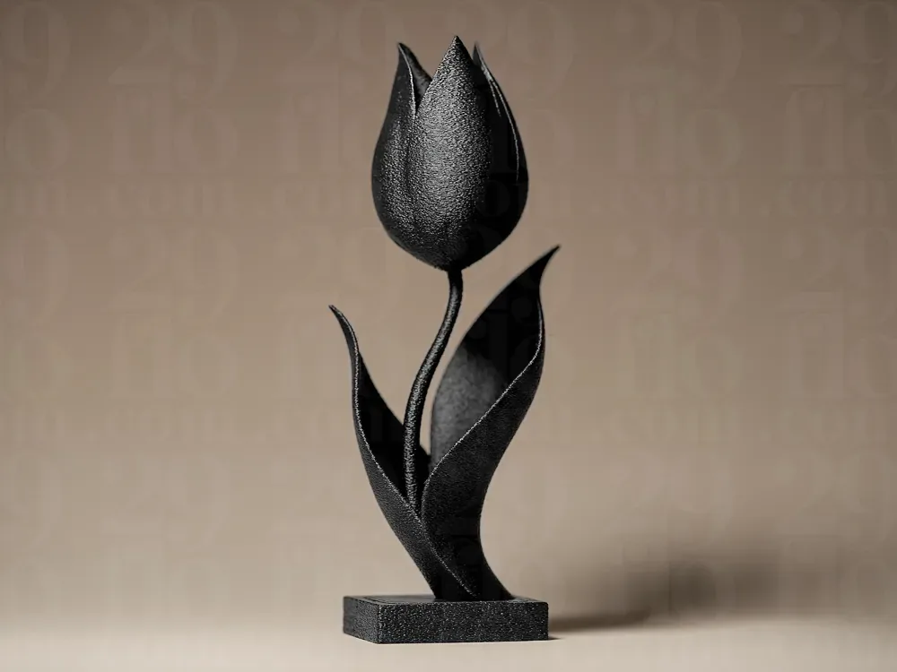 Figura decorativa de tulipán, vista 2