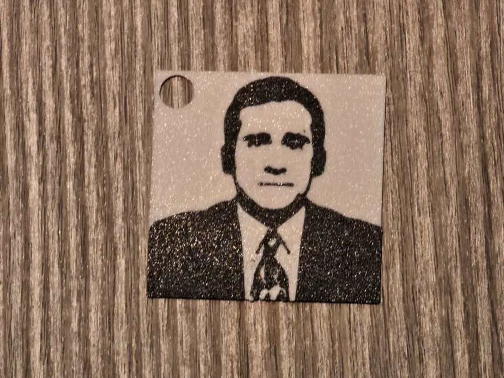 Llavero divertido de Michael Scott The Office, vista 1