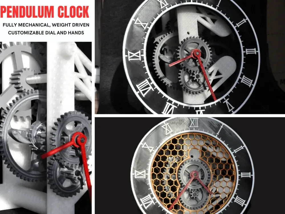 Reloj mecanico, vista 1