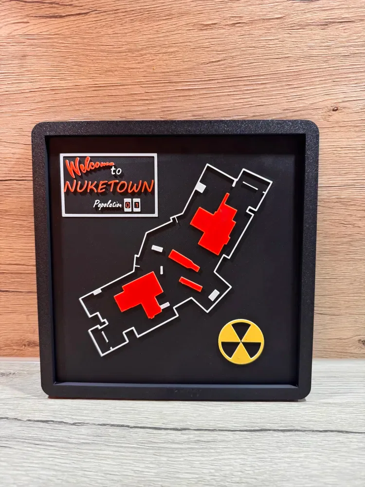 Mapa de Call of Duty Nuketown, vista 2