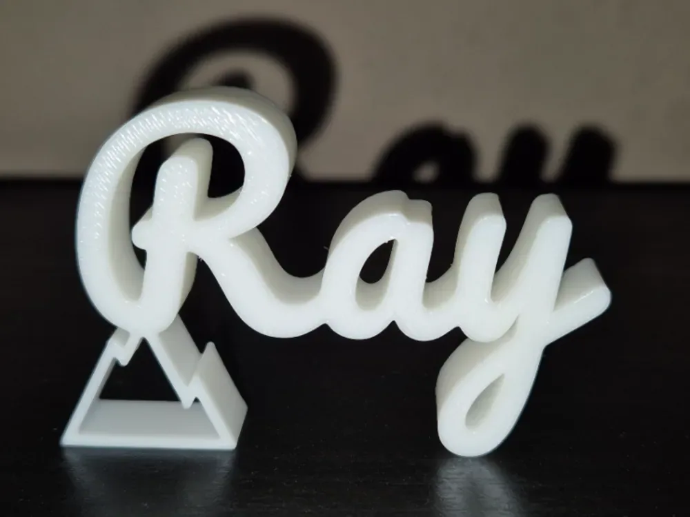 Decoración de exhibición de letrero con nombre de Ray, vista 1