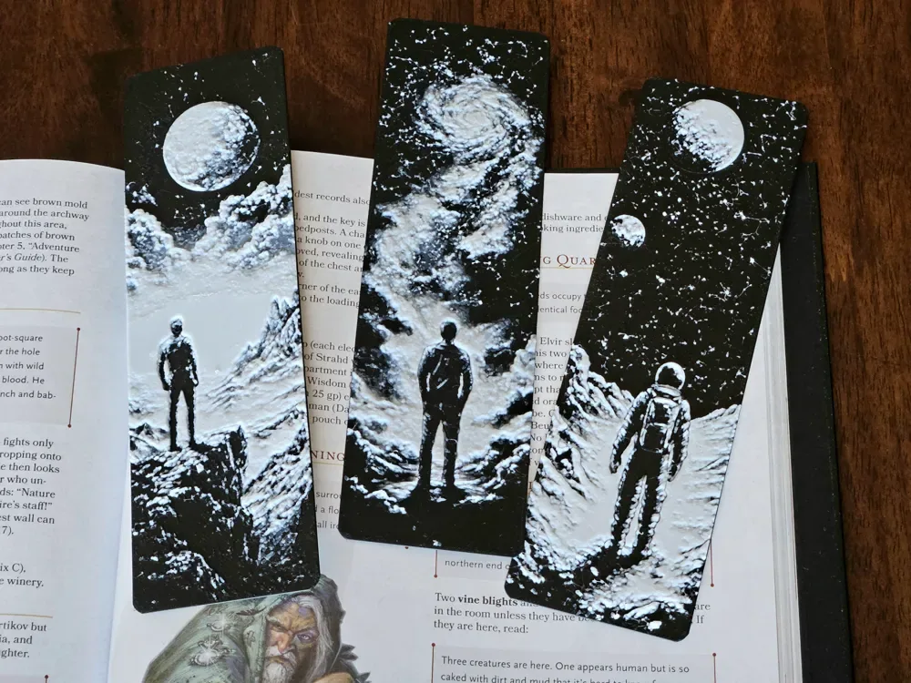 Conjunto de marcapáginas "El viaje de un soñador", vista 1