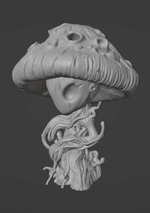 Myconid Forest Guardian - DnD y miniatura de mesa, vista 2