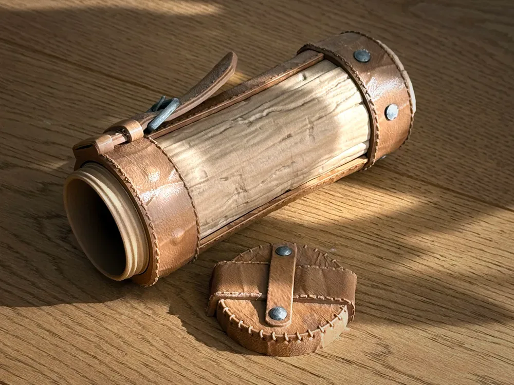Caja de regalo medieval - Estuche de pergaminos, vista 1