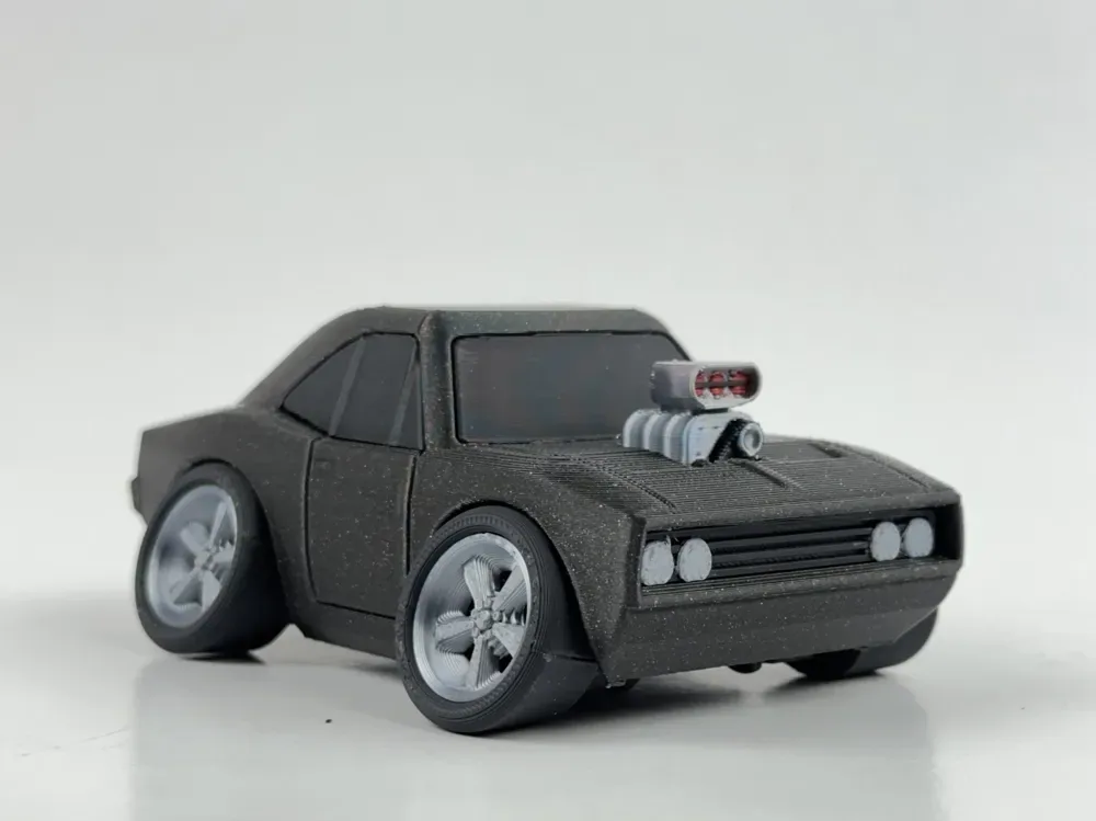 Dodge Charger 1970 con dibujos animados - Rápido y Furioso, vista 3