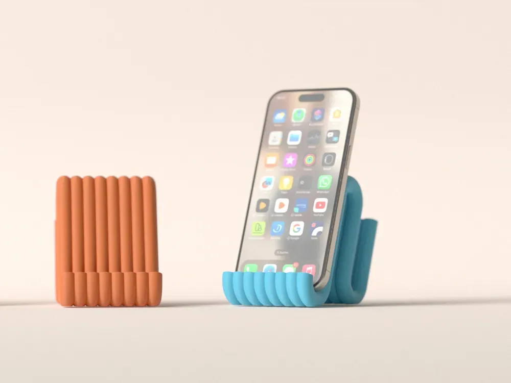 soporte para teléfono móvil. reposapiés estético para teléfono móvil, vista 1