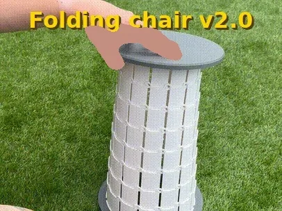 Silla plegable v2.0 (taburete portátil), vista 1