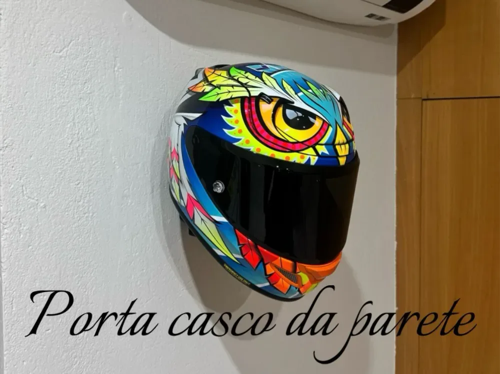 Soporte para casco de pared para impresión 3D, vista 1