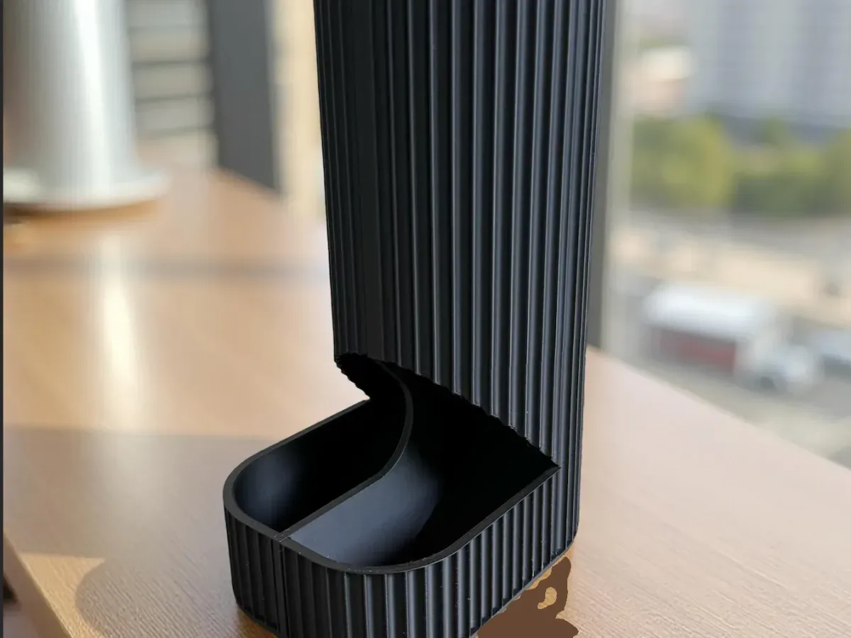 Tapas Porta Cápsulas Nespresso 2 Compartimentos para impresión 3D, vista 3