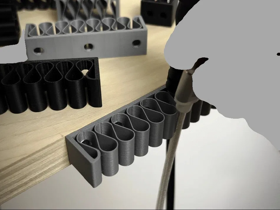 soporte universal para cables edición con tornillos para impresión 3D, vista 1