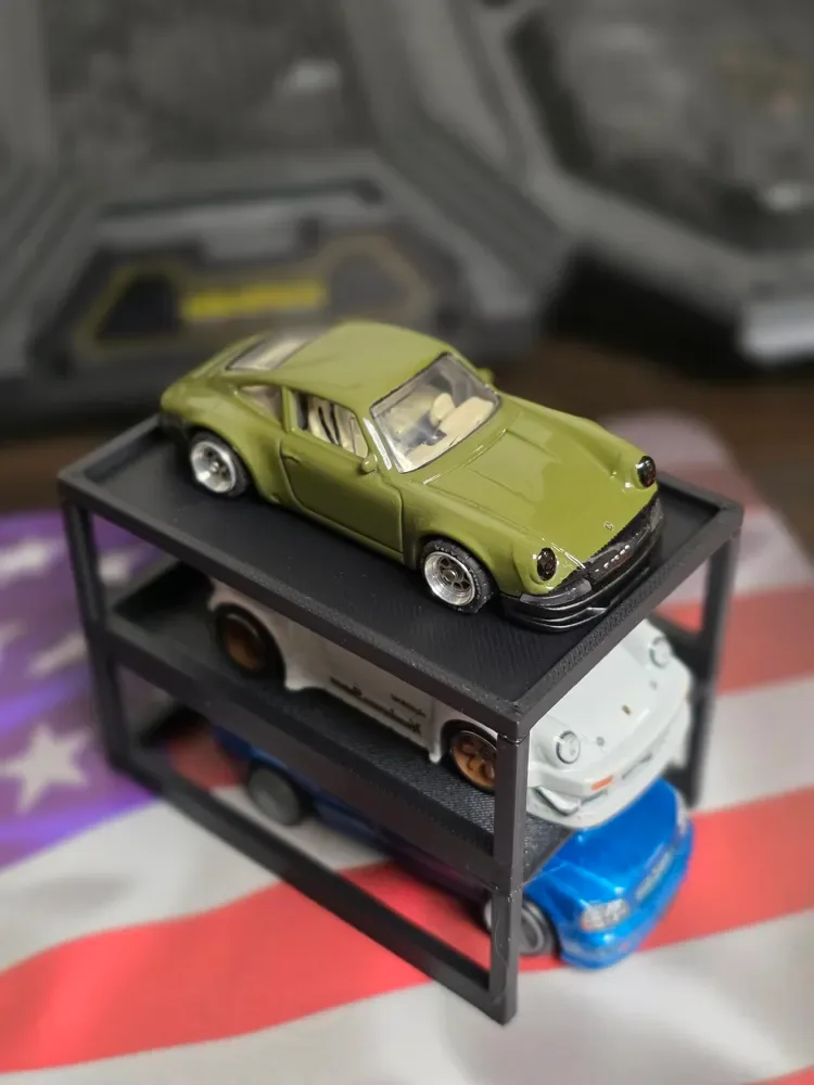 Estante apilable para impresión 3D, vista 3