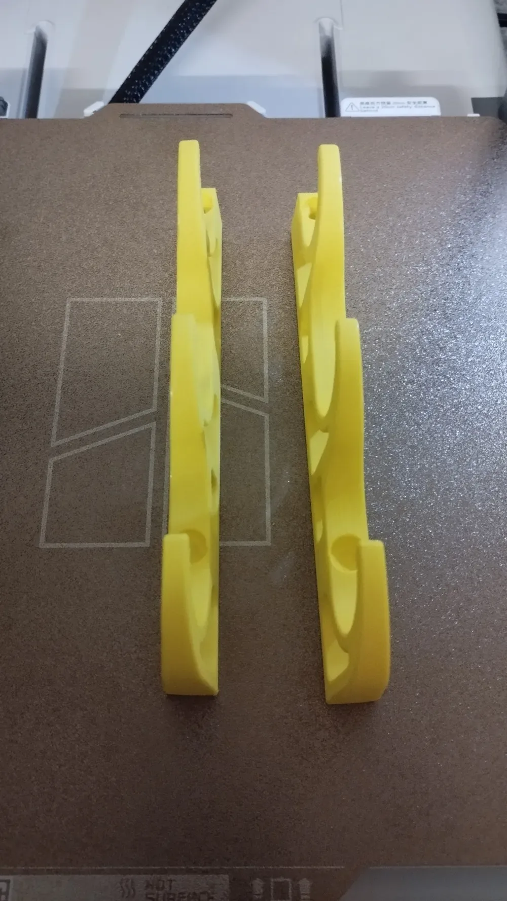 Soporte combinado de 3 ganchos (30 mm, alineación vertical para impresión 3D, vista 3