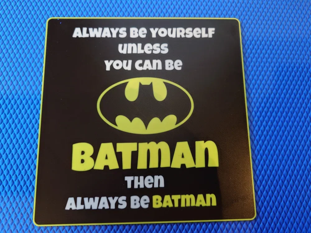 Sé siempre tú mismo. A menos que puedas ser Batman, vista 1